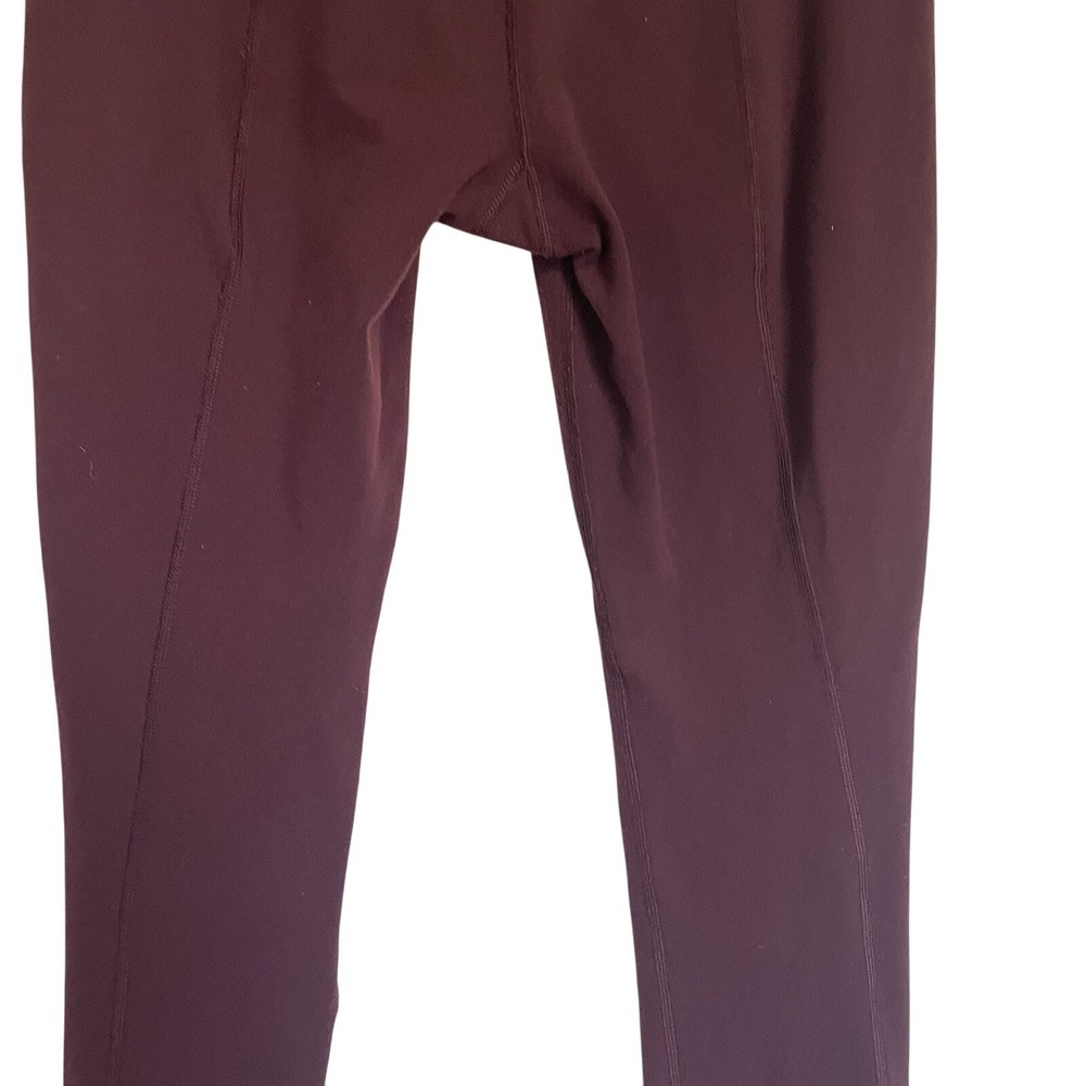 Lululemon Align Leggings Burgundy High Rise‎ Full Length Athleisure Women Size 4 - Picture 4 of 10